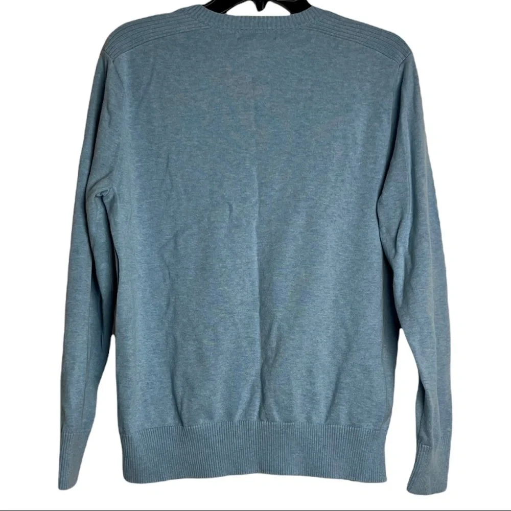 Banana Republic V Neck Sweater Blue Size M